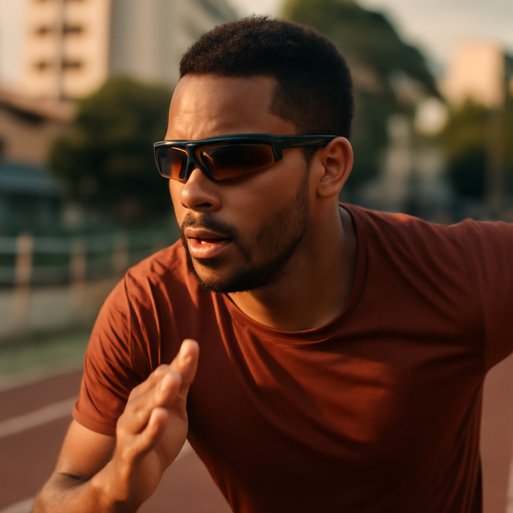 Óculos que não escorregam no tiro: ajuste e grip para corrida de alta intensidade