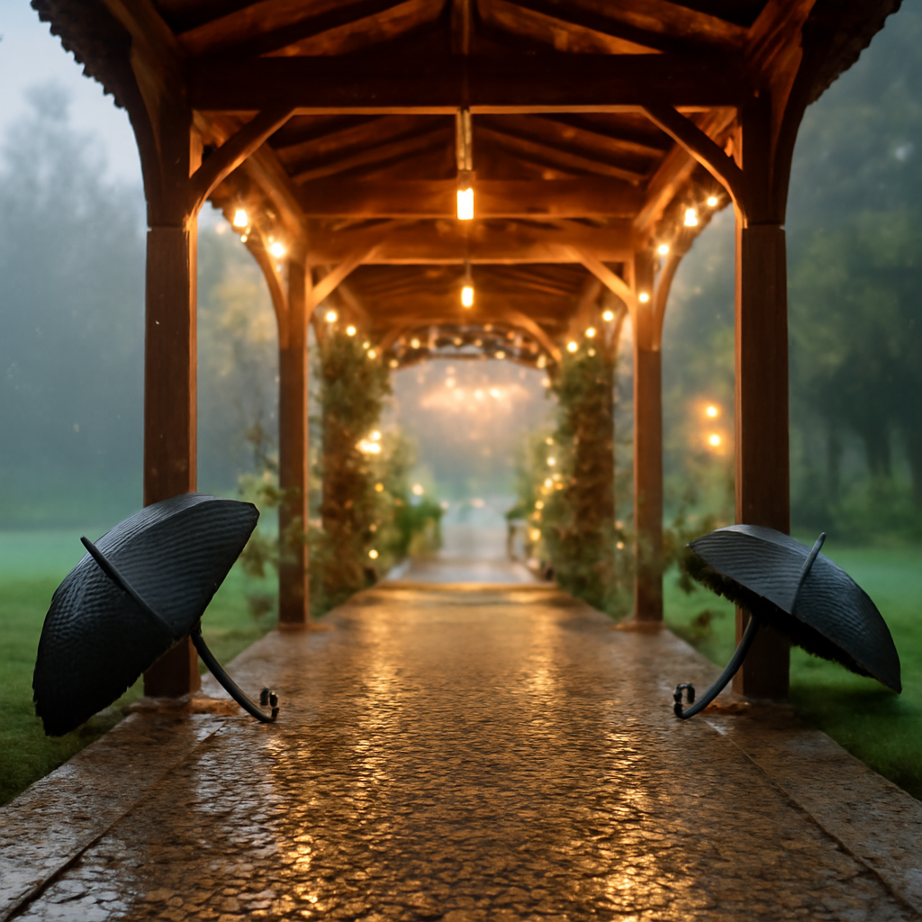 Casamento moderno ao ar livre