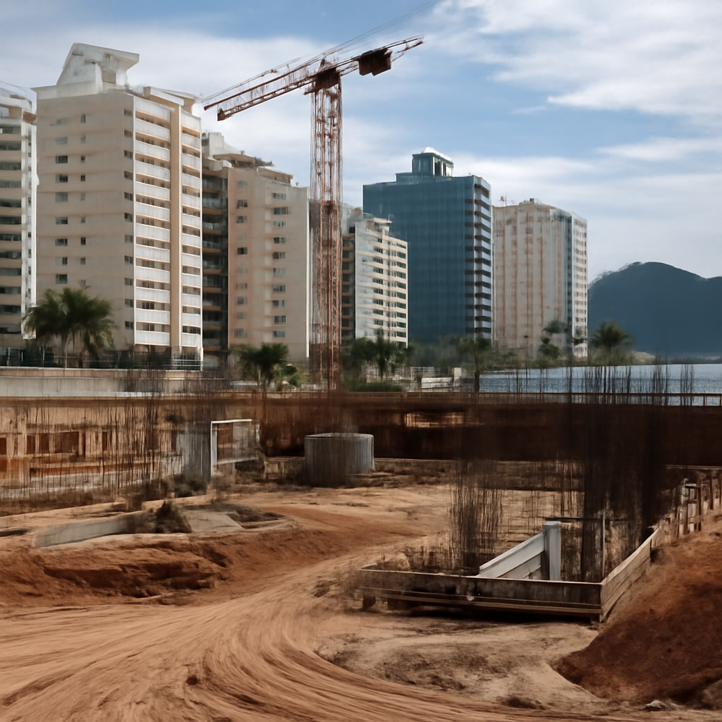 O fenômeno invisível sob o solo mole do litoral que causa trincas anos após a entrega da obra
